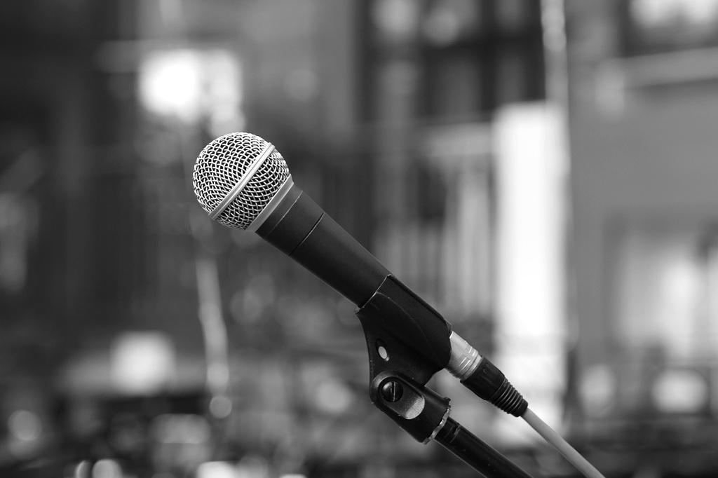 AI technology illustration with waveform and text