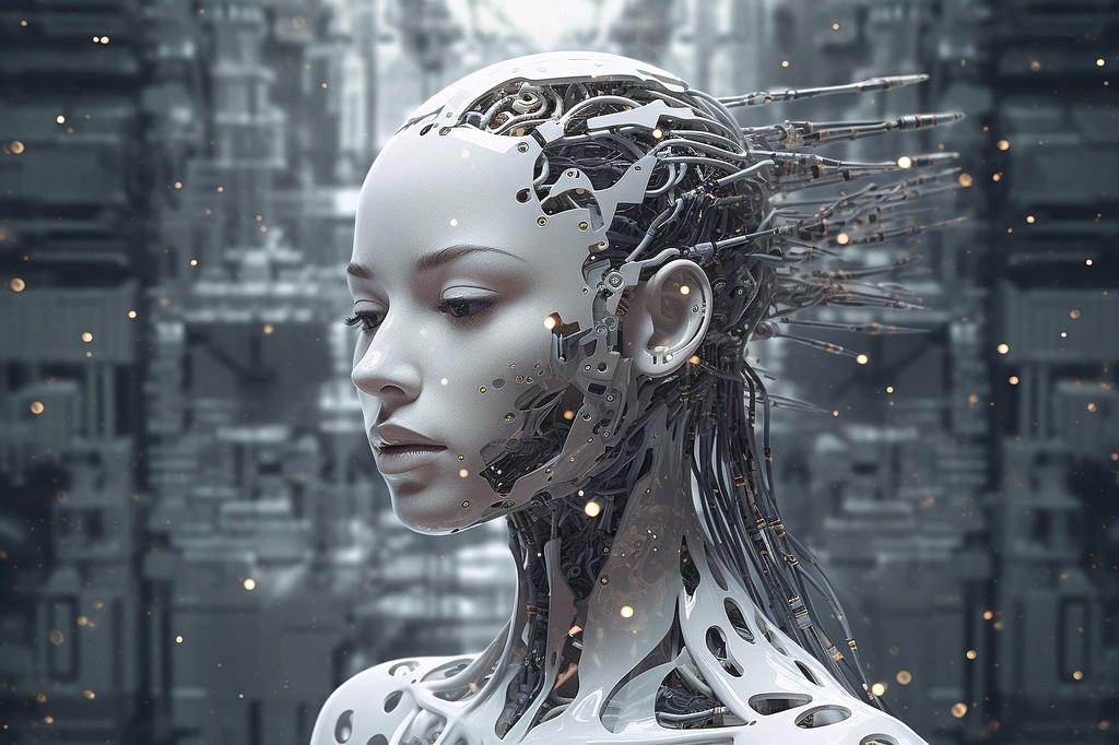 AI transcription technology illustration